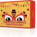 3 x Amosfun Thanksgiving Turkey Sunglasses Creative Thanksgiving Day Eyeglasses Cosplay Party Glasses for Day Birthday Party Favor Supplies 9PCS
