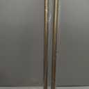 Ivilon Drapery Window Curtain Rod - End Cap Style Design 1 Inch Pole. 72 to 144 Inch Color Warm Gold