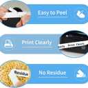 6 X Compatible with TZe-231 Brother Label Maker Tape,Replacement for TZ-231 12mm 0.47" Brother P-Touch Label Tape, Laminated Black on White Label Tape for PT-D210, PT-D220, PT-D200, PT-H110, PT-D410