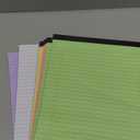 Lincia 12 Pcs 11" x 9.5" Legal Pads College Ruled Notepad Landscape Notebook Horizontal Lined Notebook 80 Gsm Assorted Colors Paper Pastel Writing Pads for School Office, 40 Sheet (Bright Color)