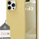 Cocomii Rectangle Case for iPhone 14 Pro Max, Wireless Charging Compatible, Matte Butter Silicone