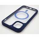 iPhone 13 MagSafe Case with Colored Sides - Clear / Blue