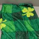 Bingfone Happy St. Patrick's Day5 Print Flannel Fleece Blanket Throw Blanket For Bed, Sofa, Couch, Travel, Camping(60"X53")