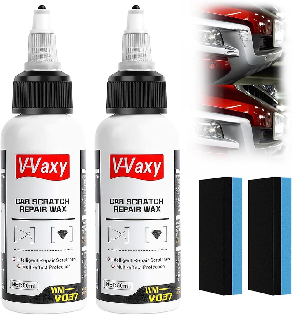 V-Vaxy Car Scratch Repair Wax, V-Vaxy Paint Restorer, Ultimate Paint Restorer, Vvaxy Car Scratch Repair, Scratch Repair, Multi-effect Protection (A)