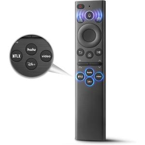 Voice Remote for Samsung-TV-Remote Replacement, Universal for 2019-2024 Samsung Smart TV Remote Control with Voice Control, No Solarcell