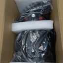 Dog-Hair-Dryer, 5.2HP/ 3800W High Velocity Pet Blow Dryer with Heater for Grooming, Speed Temperature Adjustable Dog Blower Grooming Dryer with 4 Nozzles (Black)