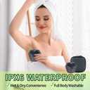 Electric Razors for Women,Rechargeable Bikini & Face Shaver with, Travel Lock,Type-C Fast Charge,Waterproof Wet/Dry Remover for Removing Face/Arms/Legs (Black)