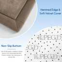 Baby Play Mat for Floor Nursery Rug Muscle Mat Area Rug Playroom Rug 71"x79" Playpen Mat Memory Foam 1.3" Thick Crawling Mat for Babies,Toddlers, Infants, Kids,Camel