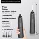 Upgraded Pro Dental Care Kit: 5-Mode Water Flosser & 50,000 VPM Sonic Electric Toothbrush | Premium Oral Clean Set with Enhanced Cleaning Modes, Larger Tank & Refined Design for Advanced Gum Health