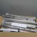 Rustproof Shower Corner Caddy Organizer for Bathroom, 4 Adjustable Shelves with Tension Pole, for Bathtub Shampoo Accessories Storage Holder, 34 to 116 Inch Height