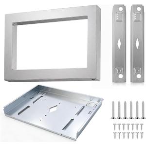 GMTK3068AF 30-inch Stainless Steel Microwave Trim Kit
For 2.2 cu. ft Built in Microwave Oven, Compatible with Frigidaire Gallery Series GMBS3068AF