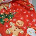 XCHI Gingerbread Man Snowman Deer Snowflake Christmas Tree Skirt Christmas Party Decorations for Home Xmas Holiday Winter Indoor Decro 36 Inch