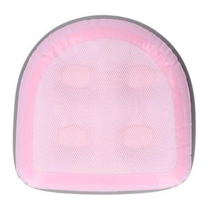 Fockety Inflatable Hot Tub Seat, Non Slip Spa and Hot Tub Booster Seat Pad with Suction Cup, Back Support Bath Spa Pad Soft Inflatable Massage Cushion, Suction Seat for Hot Tub Spa (Pink)