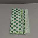 20 Pcs 10''x10'' St. Patrick's Day Quilting Fabric Square Bundle Irish Green Precuts Quiltted Fabric Shamrock Lucky Clover Printed Patchwork Supplies for Holiday Patchwork DIY Sewing Craft