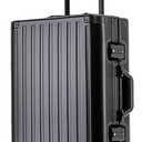 YYW Full Aluminum Frame Carry On Luggage - Airline Approved Hardside Spinner Suitcase with Security Lock