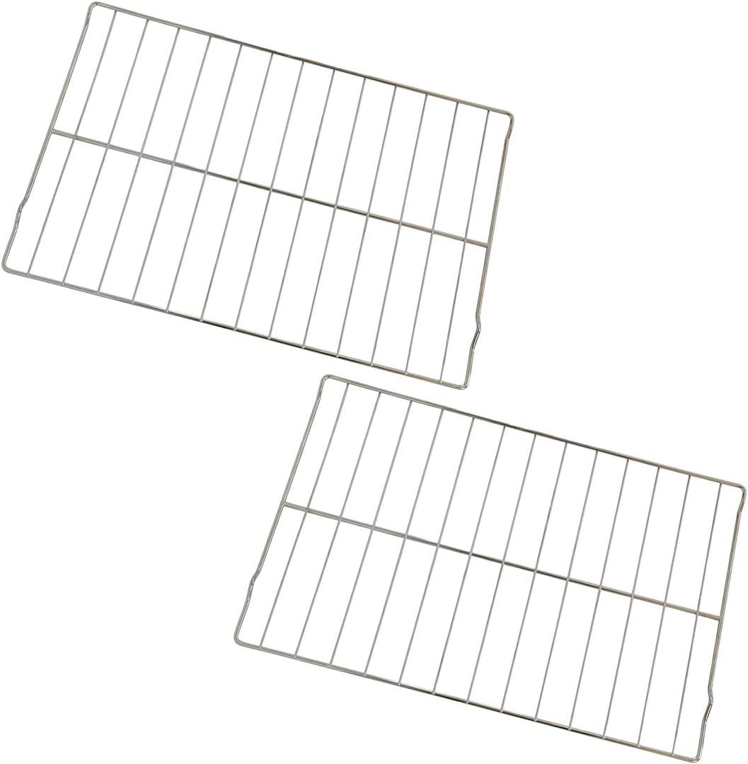 Upgraded WB48T10063 Oven Rack 24" x 17" Compatible With GE General Electric Hotpoint Oven, 304 Stainless Steel Oven Racks Replacement 2 Packs