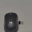 Logitech M185 Wireless Mouse, 2.4GHz with USB Mini Receiver, 12-Month Battery Life, 1000 DPI Optical Tracking, Ambidextrous PC/ Mac/ Laptop - Swift Grey
