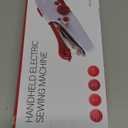 Handheld Sewing Machine, Mini Portable Electric Sewing Machine for Beginners Adult, Easy to Use and Fast Stitch Suitable for Clothes,Fabrics, Cutains,DIY Home Travel (Red)