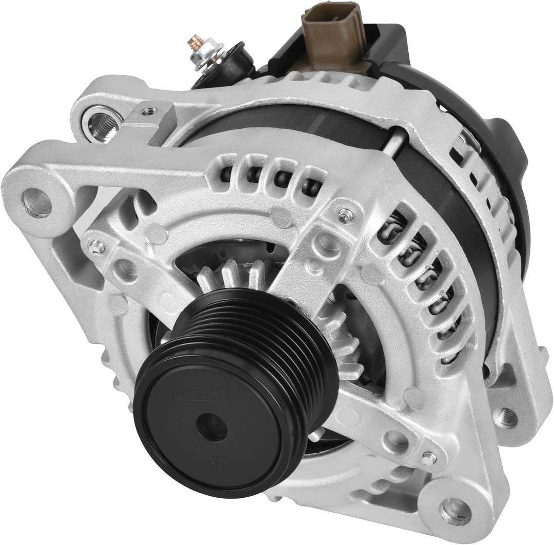 11137N Alternator Fit for Lexus ES350 2007-2018, RX350 2007-2009, Toyota Avalon 2005-2018, Highlander 2008-2013, Venza 2009-2015, V6 3.5L, 12V 130A CW 7-Groove Pulley, Replace# 27060-0P150