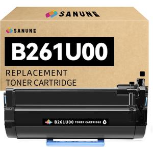 B261U00 Ultra High Yield Black Toner Cartridge Replacement for Lexmark B261U00 B260UA0 Toner Cartridges for B2650 B2650dn B2650dw MB2650 MB2650ade MB2650adwe Printer Ink (1 Pack, 15,000 Pages)