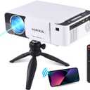 2024 Upgraded Full HD 1080P Projector, 9500 Lumens Portable Movie Projector, iPhone Projector with WiFi and Tripod Mount, Proyector Portatil Projecter for Outdoor Home Video Projection