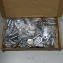 Kenning 24 Sets Cabinet Locks with Keys for Secure Drawer Mailbox RV Storage Box Replacement Lock, Zinc Alloy(1-1/8'' Cylinder Length, 0.9'' Max Panel Thickness)