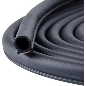 39.4 Ft CloudBuyer Weather Stripping Door Seal Strip for Door Frame, Self-Adhesive Door Seals Weather Stripping, Gap Protection (5/16-11/20 inch) for Doors & Windows (Black)