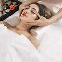 Disposable Facial Spa Headbands Individual Wrapped (100, White)