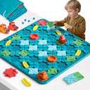 Kids Toys STEM Board Games  Large Size Logical Road Builder Educational Brain Teasers Puzzles Toys, Preschool Learning Montessori Big Board Maze Birthday Gifts Kids Boys Girls Age 48 Year Old