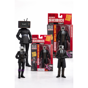 Skibidi Toilet Deluxe 6 inch Figure, Collector Pack of 2, Collectible Figures, Officially Licensed Skibidi Toilet Merch