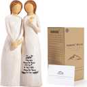Kohehe Sisters Gifts from Sister, Meaningful Sister Birthday Gifts, 4.90” Handmade Figurine Sisters Gift Ideas for Birthday, Mothers Day, Christmas