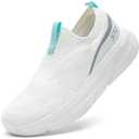 STQ Slip on Sneakers Women Walking Shoes with Arch Support Memory Foam 8.5