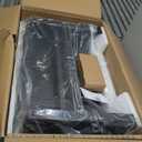 Standing Desk Converter  38" Wide Stand Up Desk Riser  Quick Sit to Stand Tabletop Dual Monitor Workstation  Height Adjustable Up to 17.3"  Black