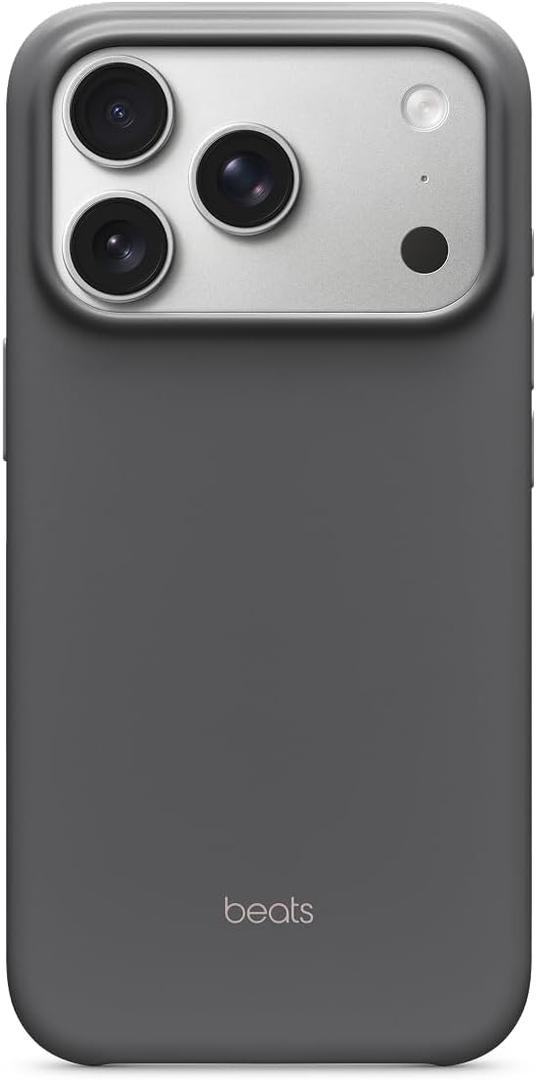 Beats iPhone 17 Pro Case with MagSafe & Camera Control, Matte Finish, Microfiber Lining  Granite Gray