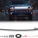 36.6" DRL LED Grill Lights Kit for 2014-2018 Chevy GM Silverado Accessories Front Grill Accent Lights Bar Position Light Marker Light