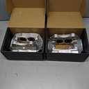 TRQ Front Driver and Passenger Side Brake Caliper Set Caliper Brackets Hardware Compatible with 03-08 Honda Pilot (CLA37510, Replacement)