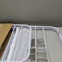 Honey-Can-Do Heavy-Duty Foldable Laundry Drying Rack  Portable Shoes & Clothes Rack for Indoor & Outdoor Use, Space-Saving Design, Easy to Fold Gullwing Design, Sturdy Metal, 50lb. Capacity, White