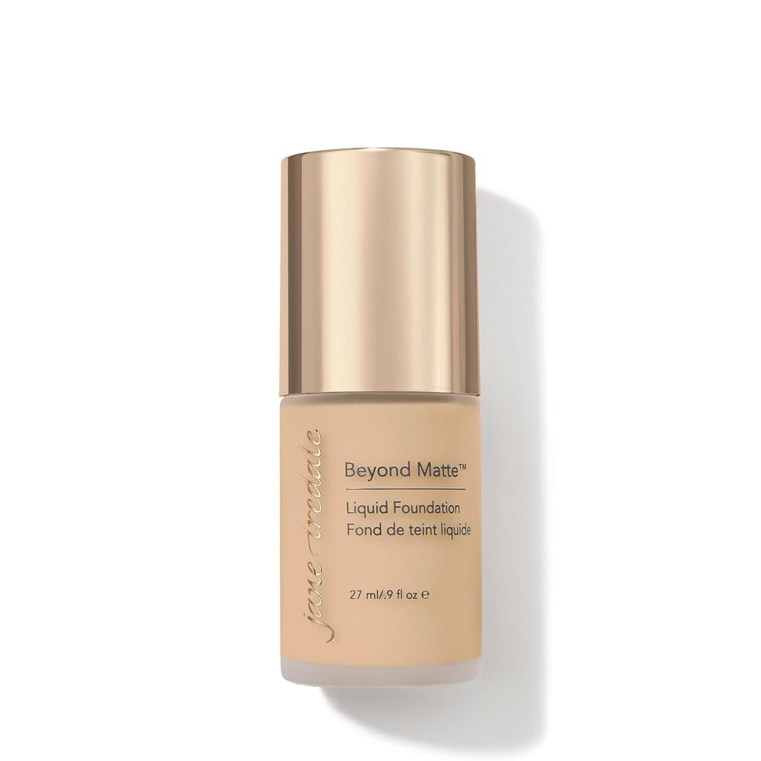 jane iredale Beyond Matte 3-in-1 Liquid Foundation Lightweight, Buildable Coverage with a Semi Matte Finish Vegan, Clean & Cruelty-Free Makeup (M7), Expiration Date 12M