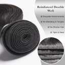 ASHINE Human Hair Bundles Body Wave, Unprocessed Cambodian Raw Hair Bundles for Women Natural Black 16 18 20 Inch, Keep Soft and Silky After Multiple Washes