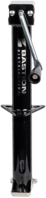 Bastion Distribution Heavy Duty Side Wind A-Frame Jack | 2000lb Load Capacity | Adjustable Drop Leg | Utility Trailer Stabilizing Jack | 14.5" to 22.5" Height | BD-SW-2000-A