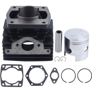 vks 14532-G1 Top End Rebuild Kit Cylinder & Piston Fits for EZGO 2 Cycle Gas Golf Cart 1976 1977 1978 1979 1980 1981 1982 1983 1984 1985 1986 1987 1988