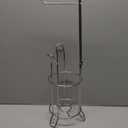 Bathroom Toilet Tissue Paper Roll Storage Holder Stand, Chrome