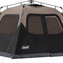 Coleman 6 Person Instant Camping Tent with 1-Minute Setup | Easy Setup & Storage, Spacious Interior, Pre-Attached Poles, 3-Season Family Tent, Gear Pockets, Carry Bag, Pfas Free