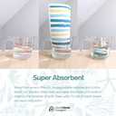 Swedish Dishcloths for Kitchen | 12-Pack Ocean Collection | Absorbent Reusable Swedish Dishcloths, Eco-Friendly Cellulose Sponge Dishtowels