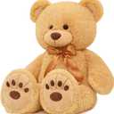 MorisMos 36in Giant Teddy Bear Stuffed Animal, Big Soft Teddy Bear Plush, Cuddly Large Bear Gift for Women, Girls, Boys Birthday, Christmas, Baby Shower