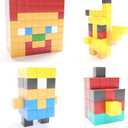 Magnetic Blocks, Magnetic Cubes Educational Toys, Improved Award Winning Magnetic Building Blocks for Kids, 40 Pieces Colorful Autism Toys Magic Cube Sensory Toys for Kids