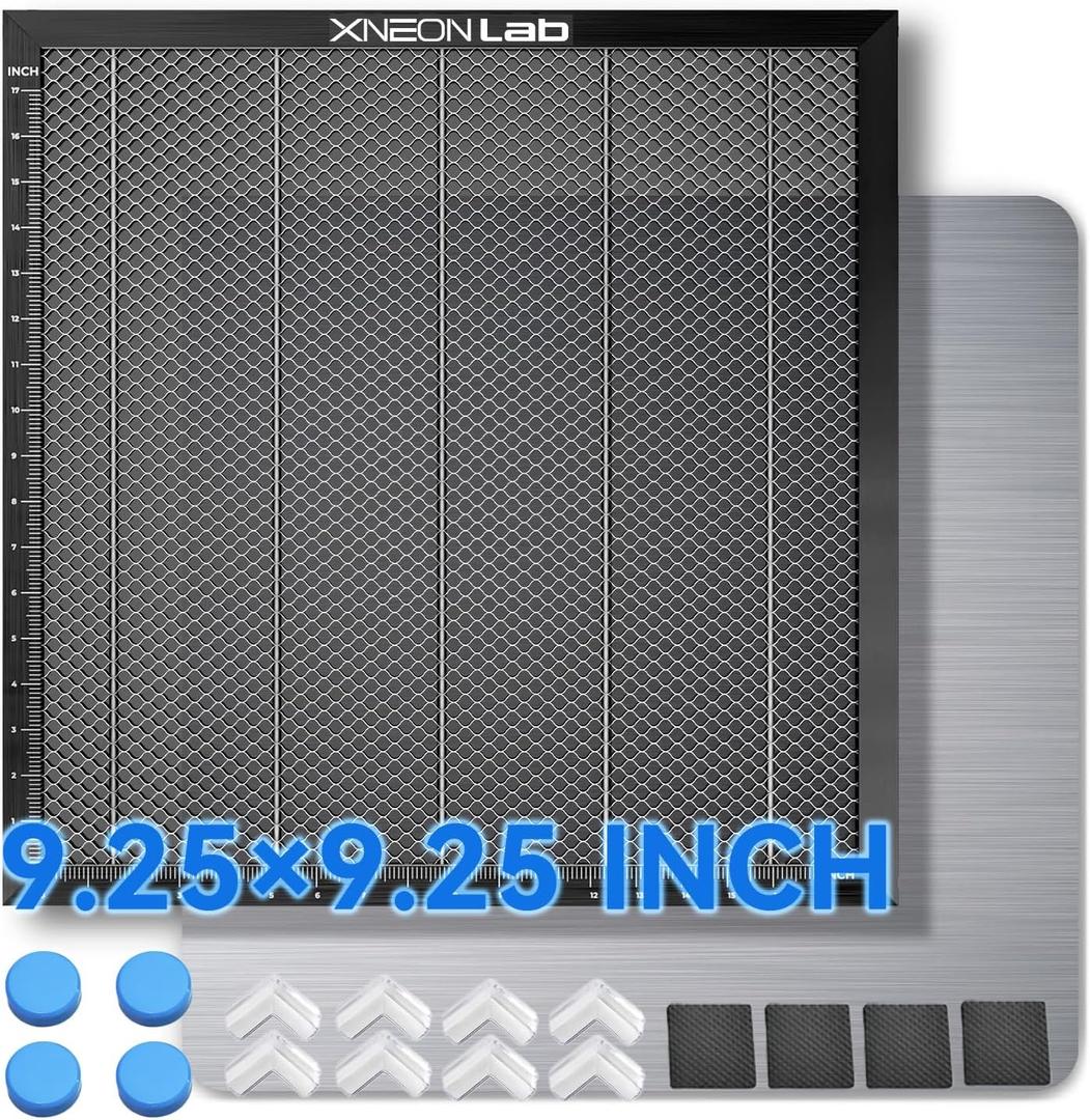 Honeycomb Bed Plate - 235  235  22mm Working Table with Aluminum Panel for Special Engraver Cutting Machine,Engraver Machine Accessories (Working Area)