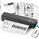 Portable Printers Wireless for Travel, N80 Wireless Thermal Printer Bluetooth Inkless Printer Support 8.5" X 11" US Letter & A4, Compatible with iOS, Android, Laptop