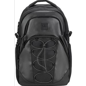Champion Summit Backpack with Padded Straps, Sternum Strap, Waist Strap, Laptop Compartment for Travel, Outdoor, Commute, Black, One Size