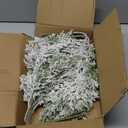 6 Pack Snowy Artificial Cedar Picks Stems Frosted Faux Cedar Spray Christmas Cedar Greenery Branches for Holiday Season Floral Arrangement Centerpiece Winter Wedding Decorations 20" Tall